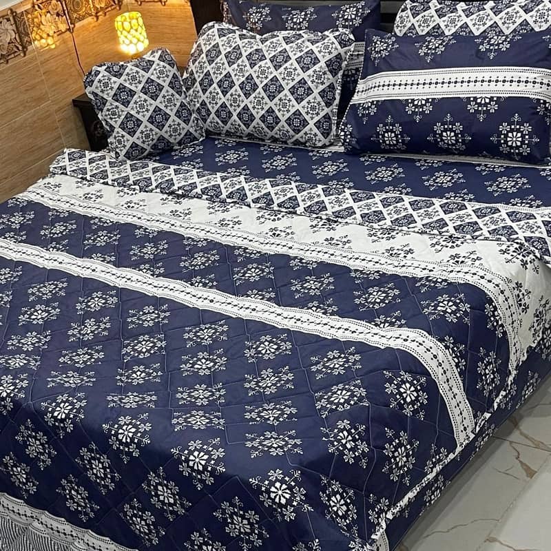 7Pc Printed Comforter Set 6