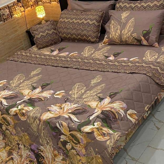 7Pc Printed Comforter Set 8