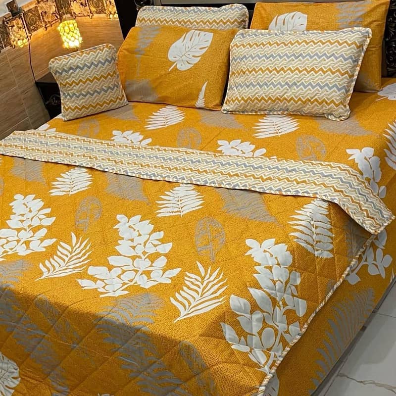 7Pc Printed Comforter Set 9