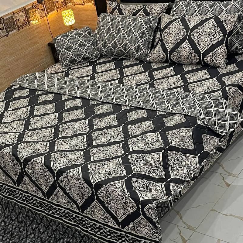 7Pc Printed Comforter Set 16