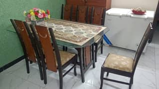 Dining table/6 Seater /woodenDining table With Chairs/Furniture
