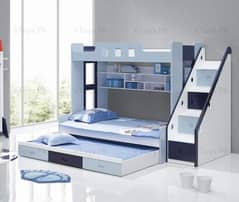 Bunk bed | Kid wooden bunker bed | kids bed | Double bed | Triple bed 0