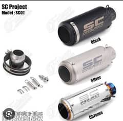 SC project universal exhaust for all bikes