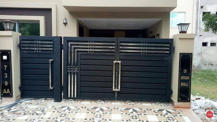 Steel railing/CNC work/Cut work /folding window /Iron Gates/Grill 11