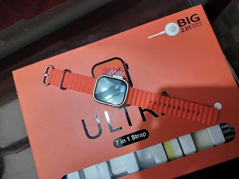 ultra watch 7 in 1 strap . . phone. . 03174631501 2