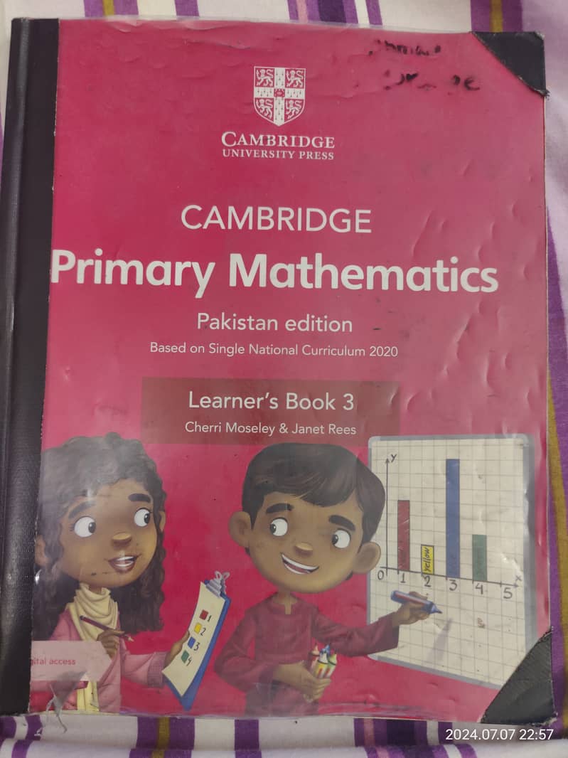 Cambridge Primary English and Maths Learner and workbook - LGS school 8