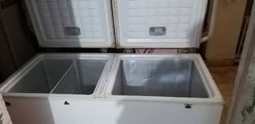 deep freezer double door