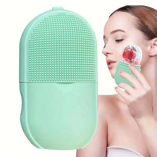 Silicone Cleansing Ice Lattice | Ice Roller Facial Massage | Ice Cube 0