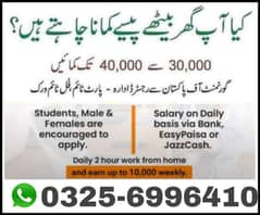 Online Job Available