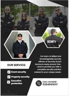 Best Security guards services in lahore