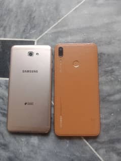 Huawei y7prime + samsung grand prime