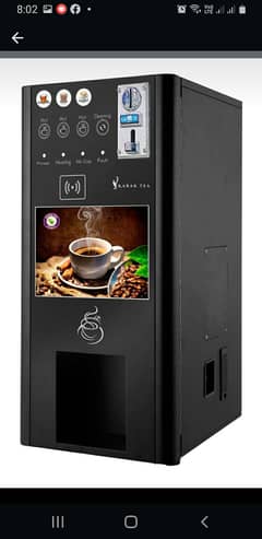 Tea and coffee machines 2,3,4,5 Option Flavours Machine