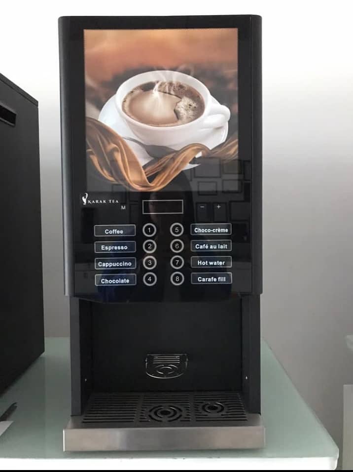 Tea and coffee machines 2,3,4,5 Option Flavours Machine 0