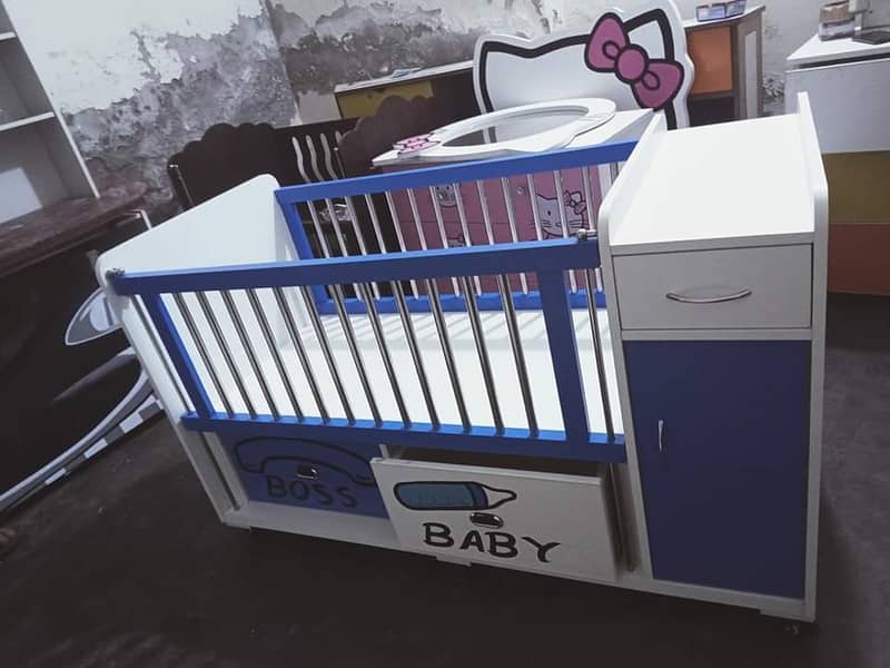 Baby cot / Baby beds / Kid wooden cot / kids bed / Kids furniture 10