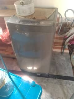 Haier fully automatic machine almost new