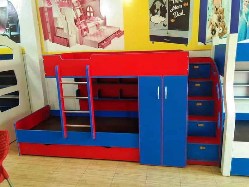 Bunk bed | Kid wooden bunker bed | kids bed | Double bed | Triple bed 4