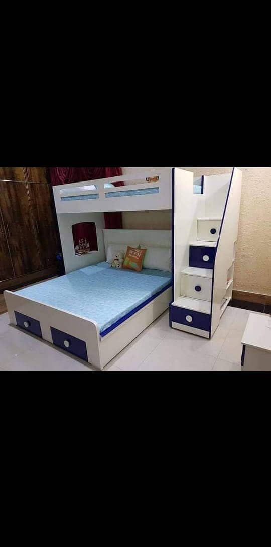 Bunk bed | Kid wooden bunker bed | kids bed | Double bed | Triple bed 9