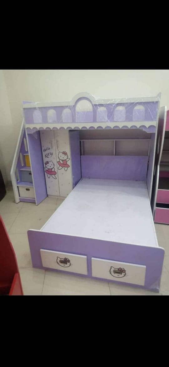 Bunk bed | Kid wooden bunker bed | kids bed | Double bed | Triple bed 12