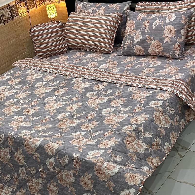 7Pc Printed Comforter Set 6