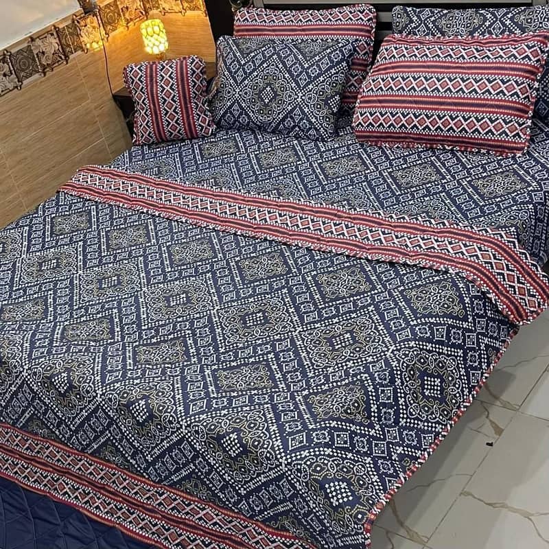 7Pc Printed Comforter Set 11