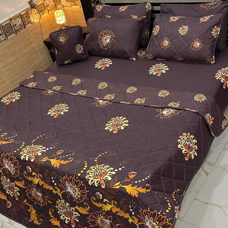 7Pc Printed Comforter Set 13