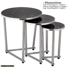 nesting tables pack of 3