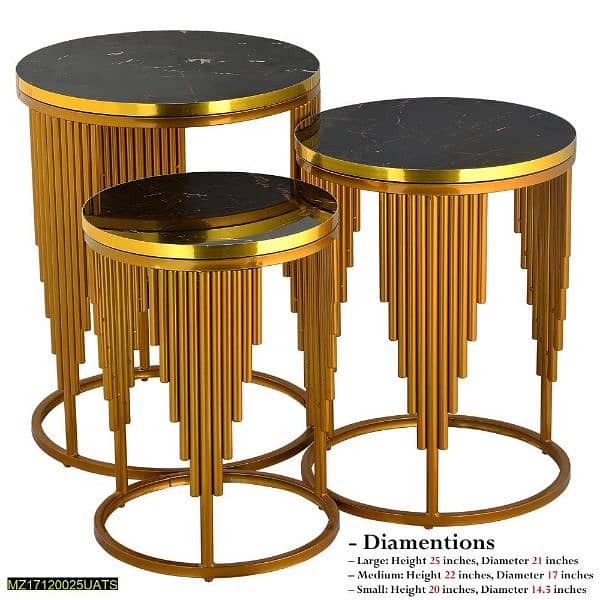 nesting tables pack of 3 4
