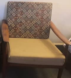 Pair of wooden chairs