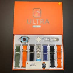 Box pack 7 in 1 ultra Smartwatch in premium quality