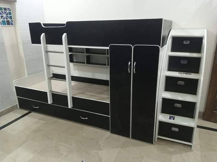 Bunk bed | Kid wooden bunker bed | kids bed | Double bed | Triple bed 7