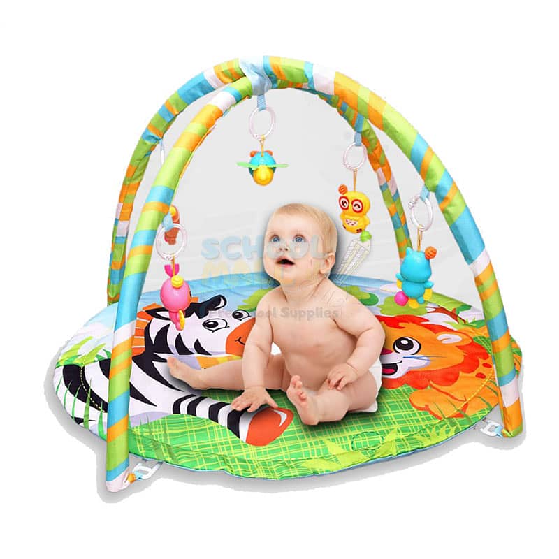 Baby Play Mat with Hanging Toys 0