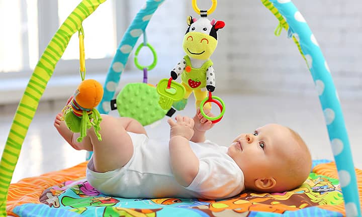 Baby Play Mat with Hanging Toys 1