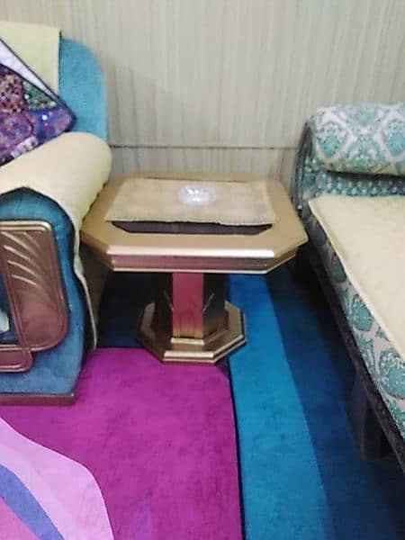 6 Seater sofa with deewan & table set 3