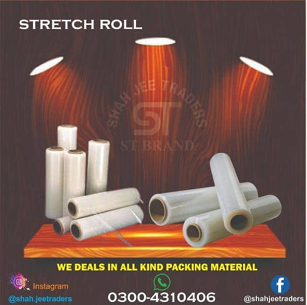 Cling film - Stretch Roll - Wraping Roll - Parcel Packing 1