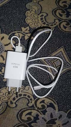 Infinix Note 30 Ka 45W SuperCharging Original Charger Box Pulled