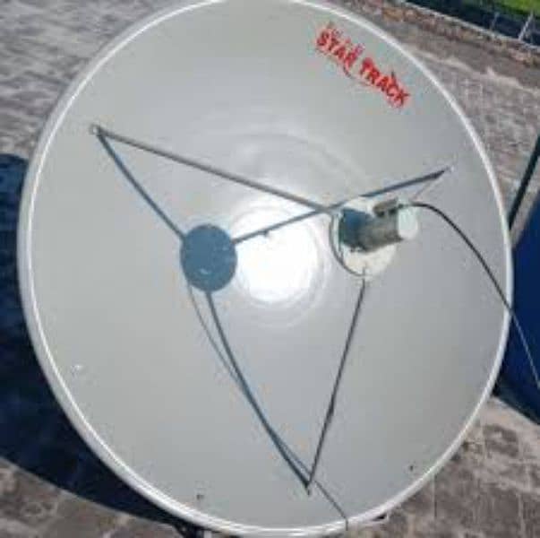 Dish full setup with reciver large dish 0