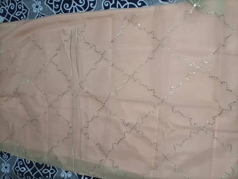 un stitched 3 PC embroided suits for wedding 4