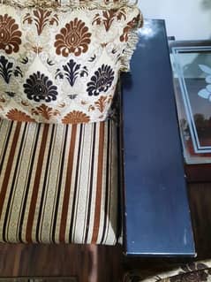 3,2,1 wooden sofa set