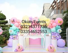 Birthday Party/Planner/Decorator/Decoration/Event planner/Bridal showe