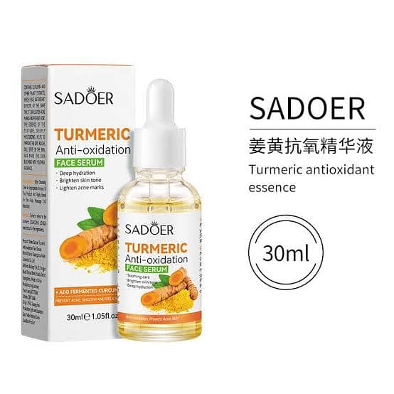 Sadoer Tumeric Anti-oxidation Face Serum Hydrating Firming Antioxida 1