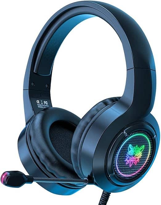 ONIKUMA X1 RGB Light Gaming Headphones Bass Stereo Gaming Headset Wit 0
