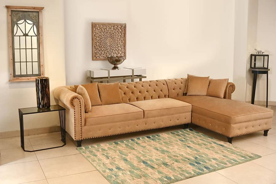 Sofa Set/Six Seater Sofa/Molty Foam Seat/L-Shaped Sofa/Corner Sofa 2