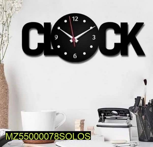 MDF Wood Wall clock 0