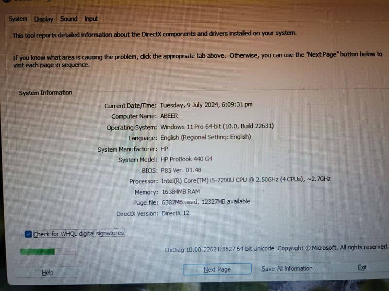 HP Probook Core i5 7th Gen 4