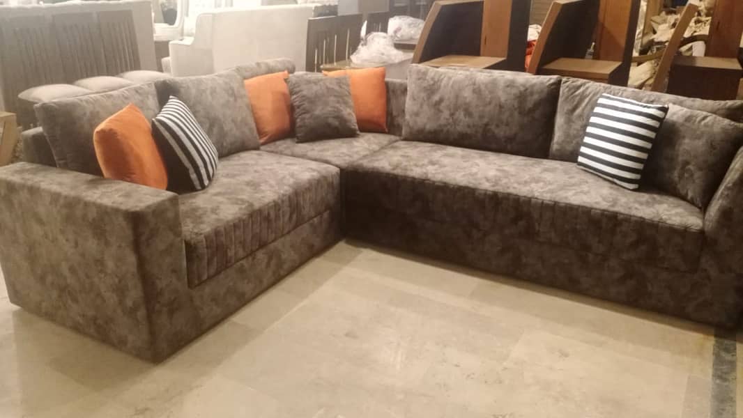 L shaped new sofa 0