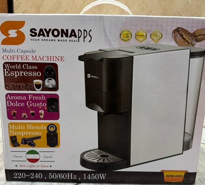 Coffee Machine (SAYONA) pps 6