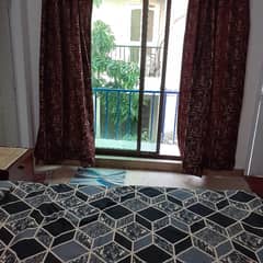 One Bed Room Fully Furnished with Car Parking Hot Location in CC Block Phase 4 DHA Lahore