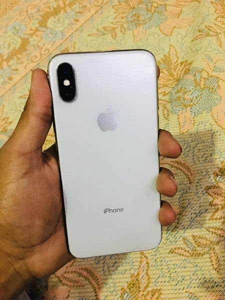 iphone X 64 GB PTA | White Face id OK 0