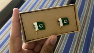 pakistani flags bages and lights 0