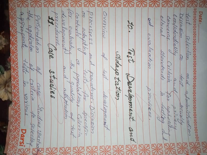 Hand writing assignment 5